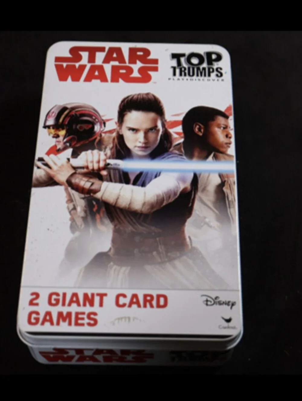 Star Wars 2 Pack “Top Trumps” Giant Card Game W/ Metal Tin Box